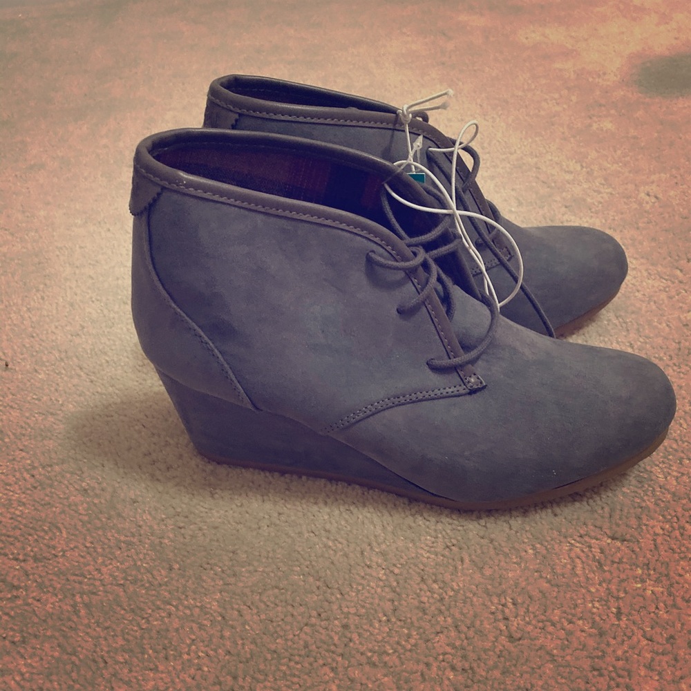 Mad love wedge booties